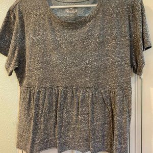 Hollister babydoll tee